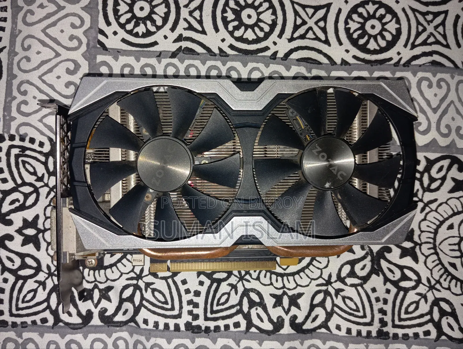 Zotac GTX 1060 6gb Gddr5 গ্রাফিক্স কার্ড