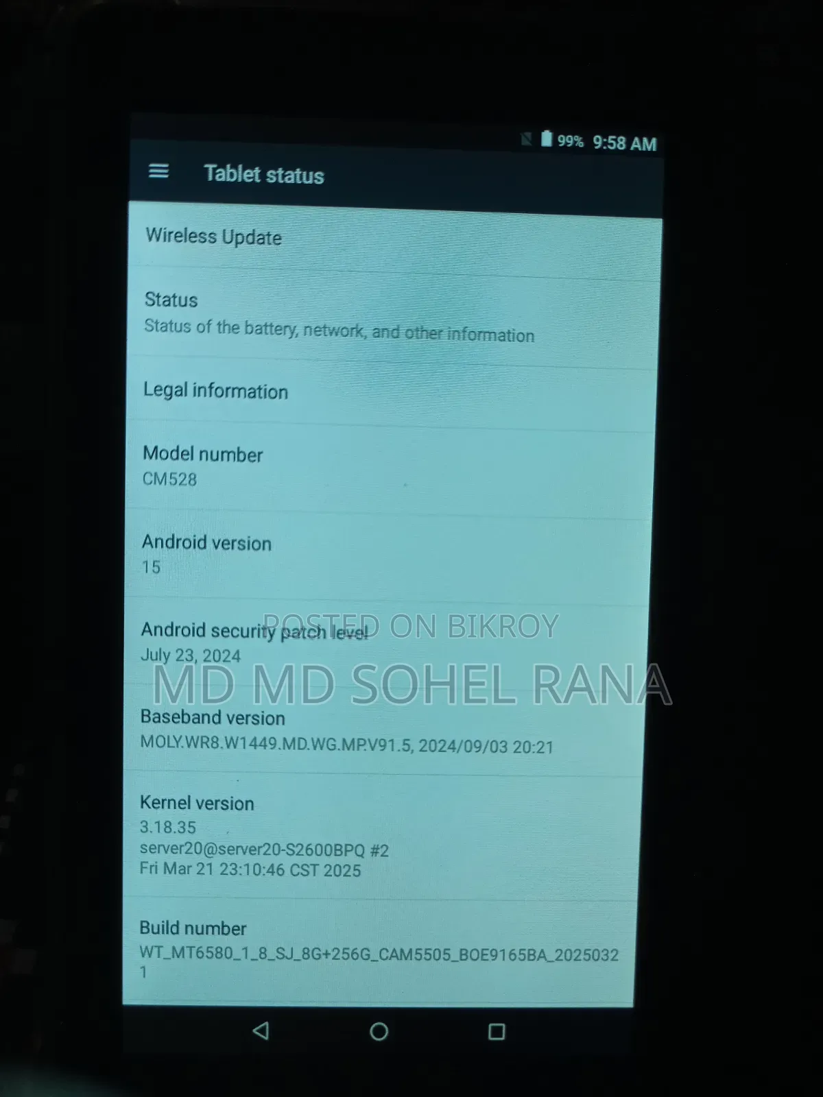 C Idea CM500 256 GB Black