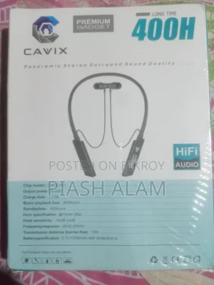 CAVIX-001 ENC 400 Hours Neckband Headphones