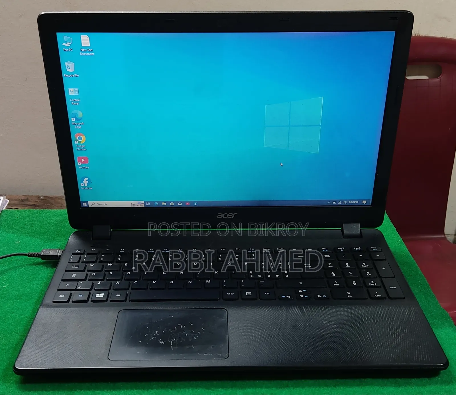 Laptop Acer 4GB Intel Celeron HDD 320GB