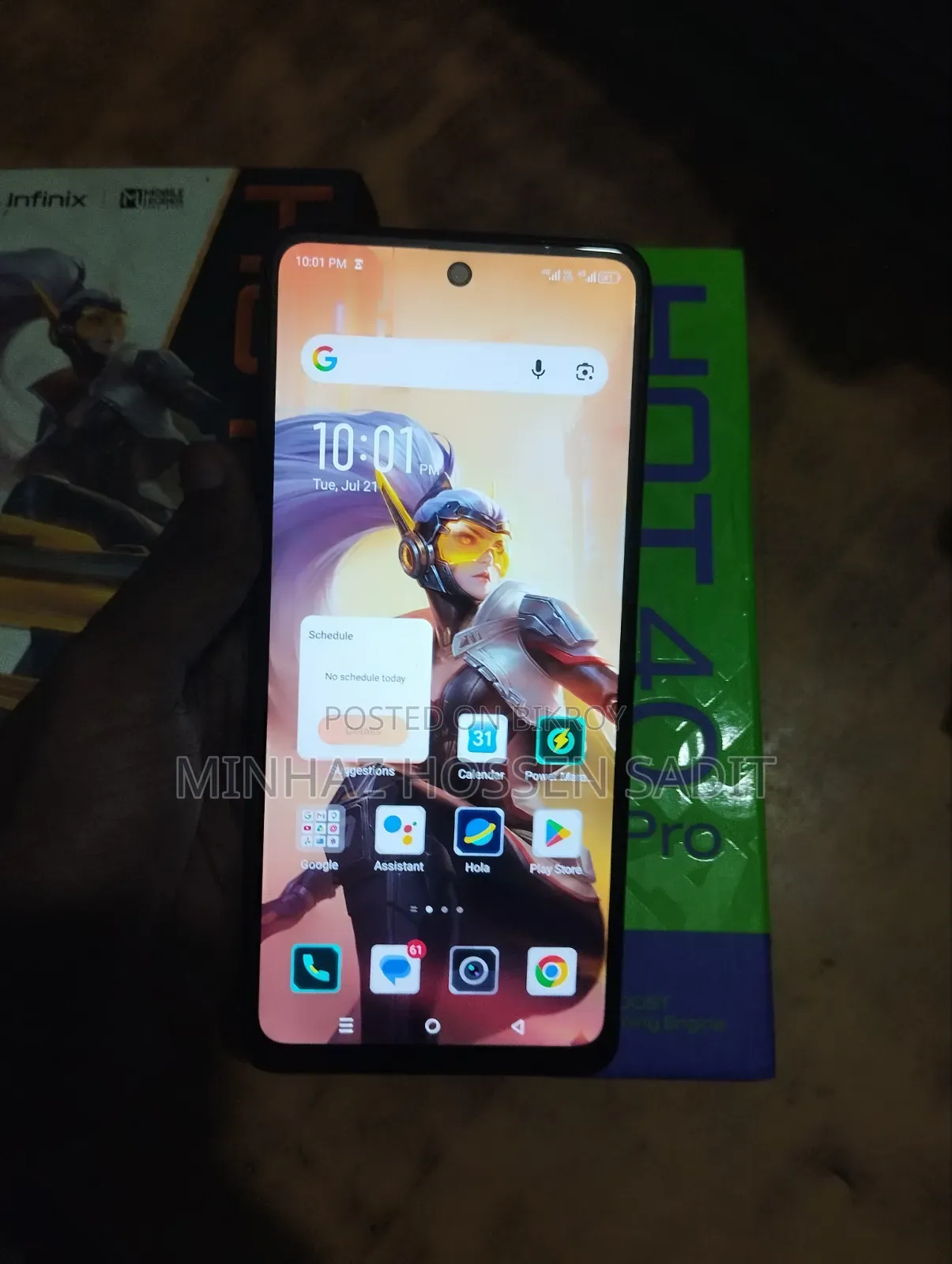 Infinix Hot 40 Pro 128 GB Black