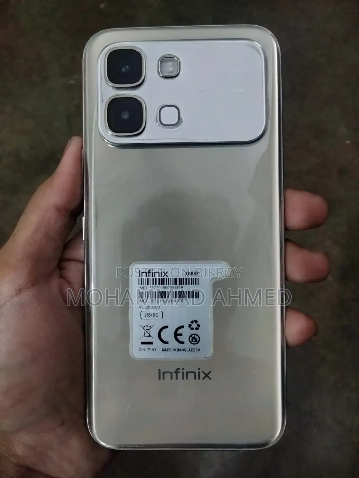 Infinix Note Edge 256 GB Silver