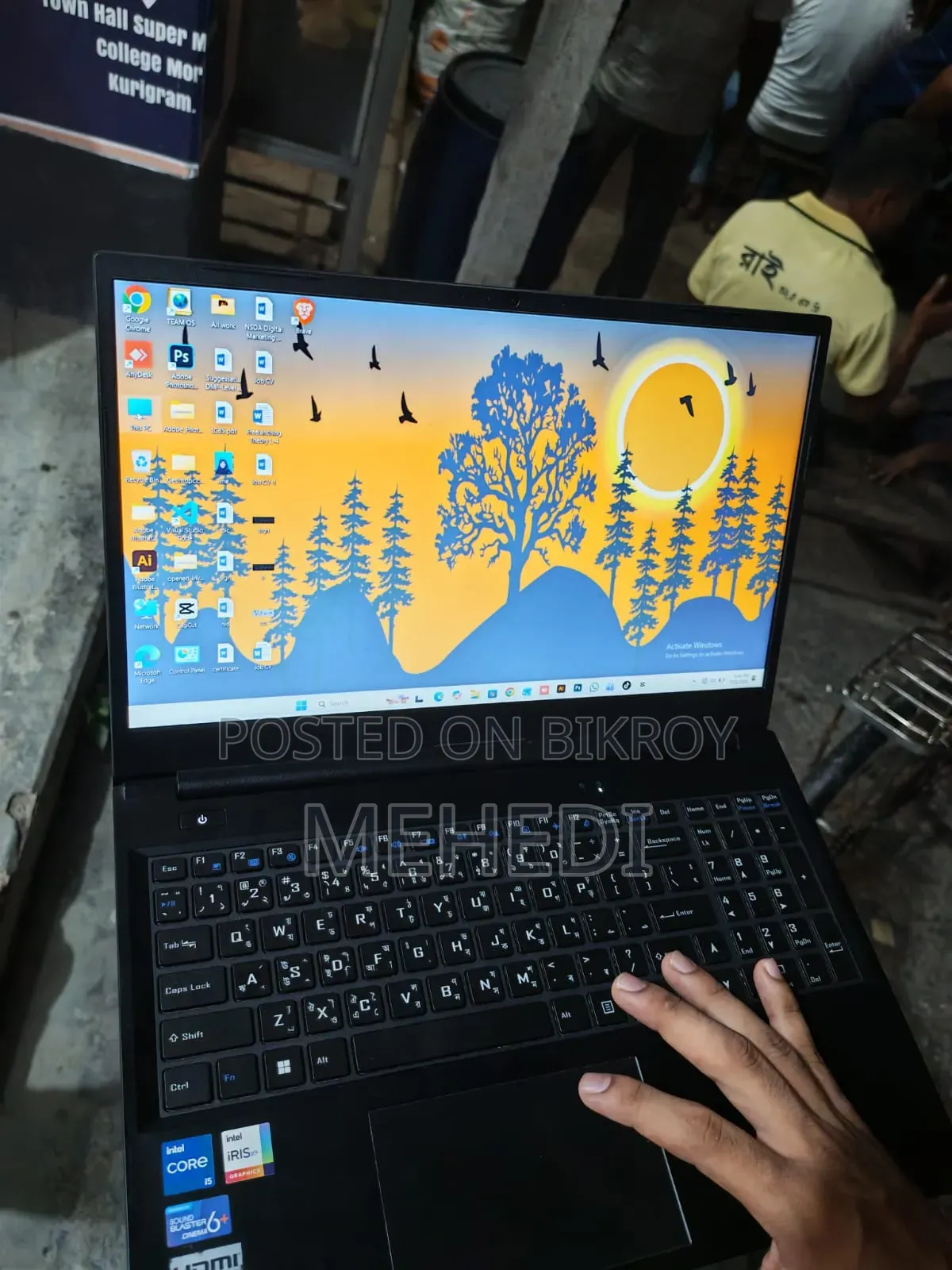 Laptop 8GB Intel Core i5 SSD 500GB