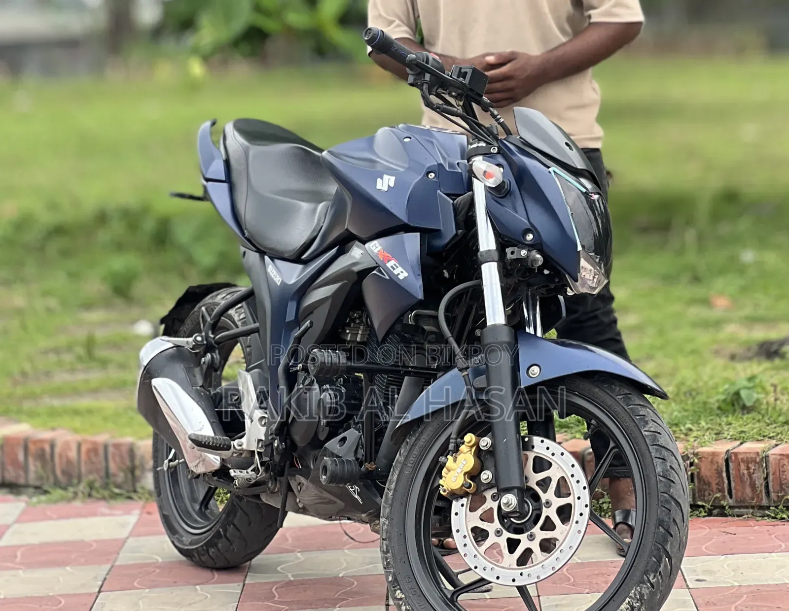 Suzuki Gixxer Monotone 2024 Blue
