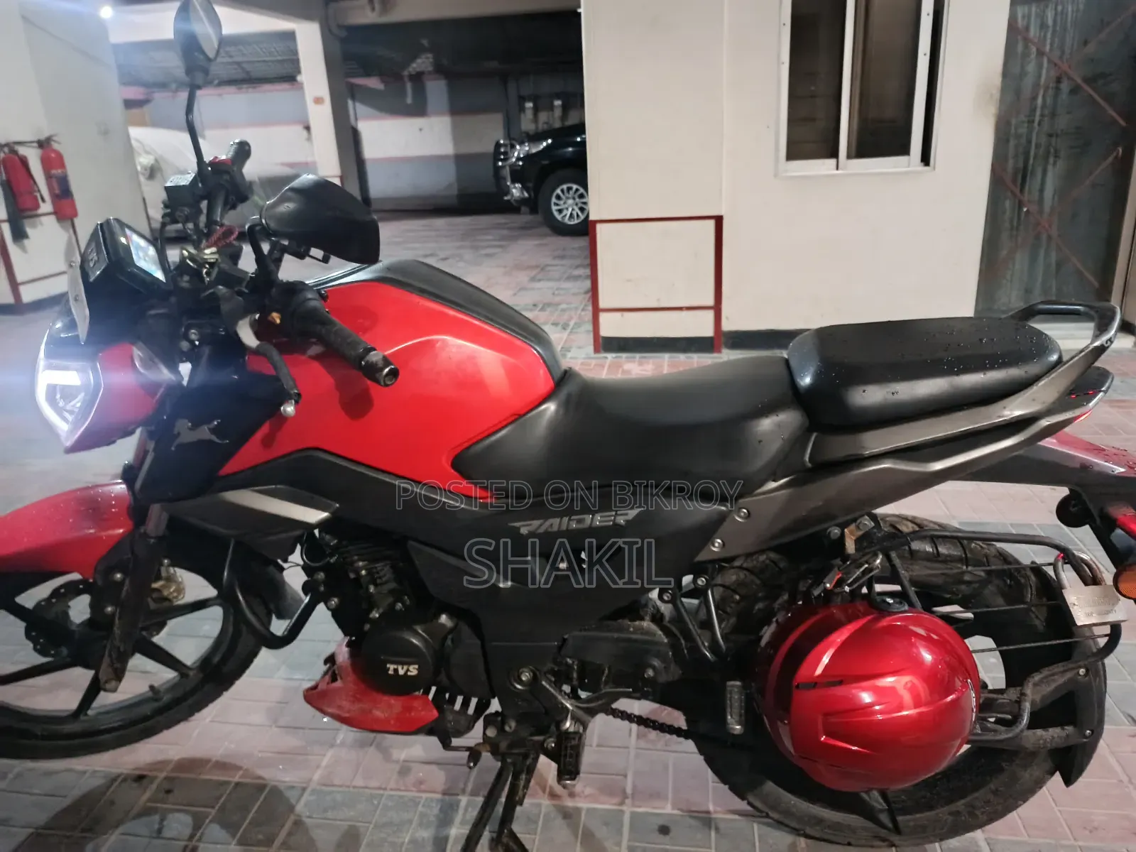 টিভিএস রাইডার ১২৫ ২০২২ রেড