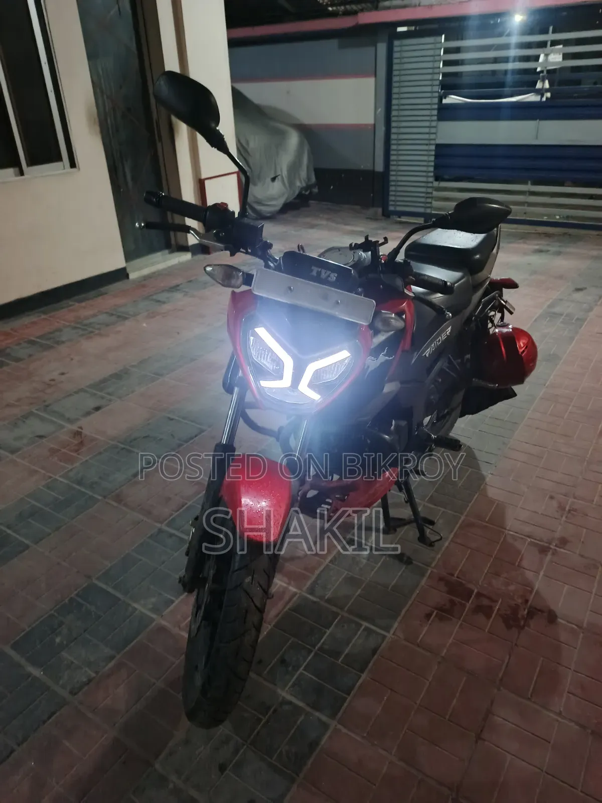 টিভিএস রাইডার ১২৫ ২০২২ রেড