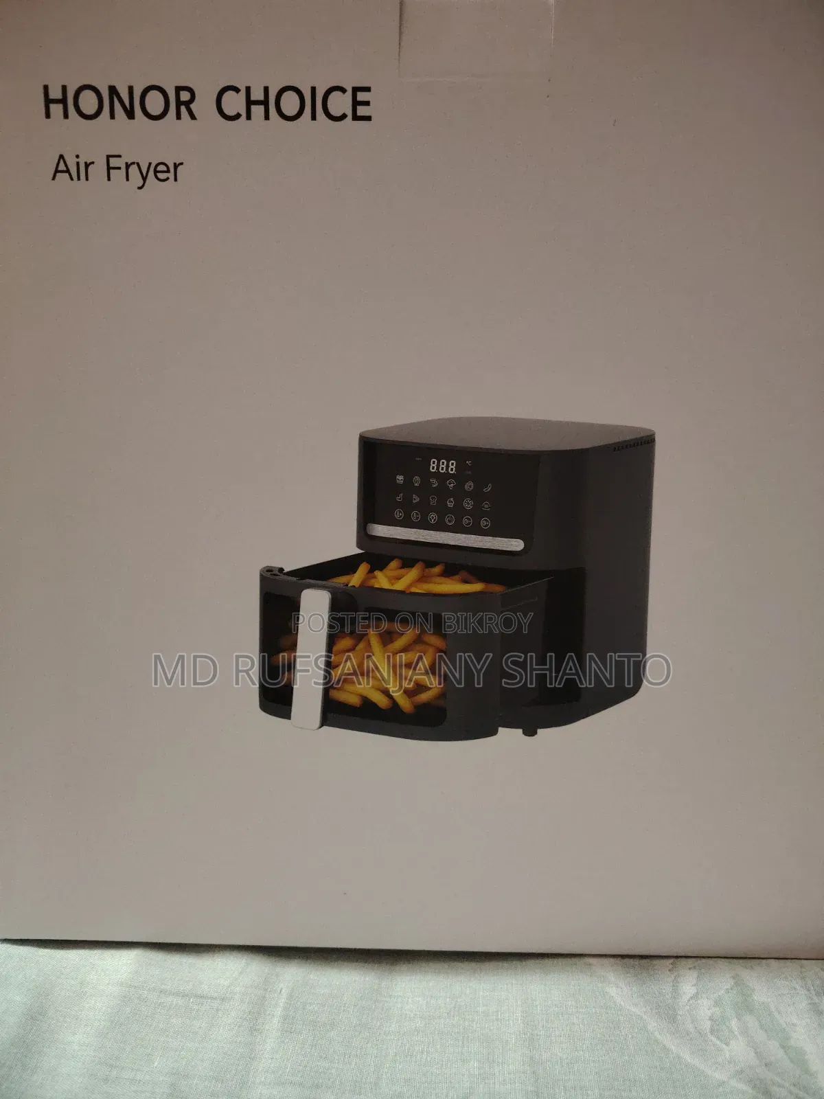 Brand New HONOR Choice Kurrypop Air Fryer 7L (Intact Box)