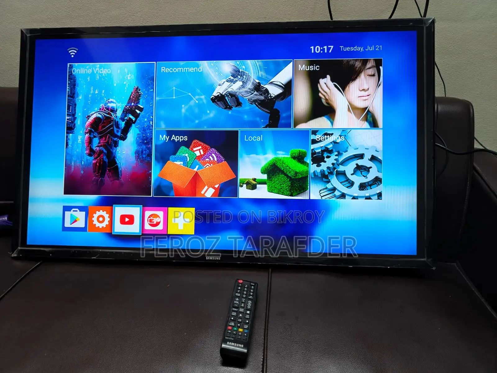 Samsung 40" TV With Smart Box