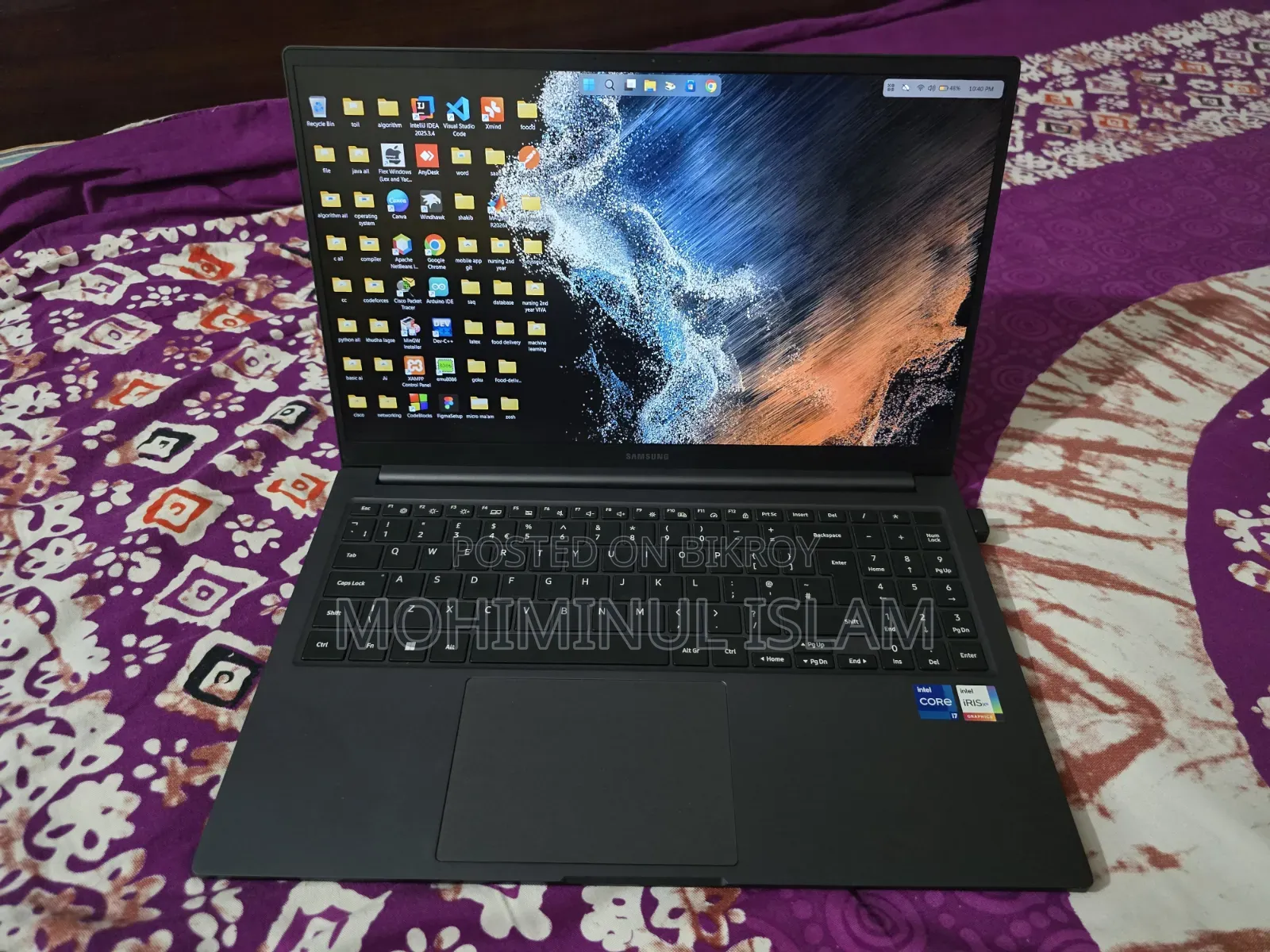 Laptop Samsung Galaxy Book3 360 15 NP750QFG 8GB Intel Core I7 SSD 512GB