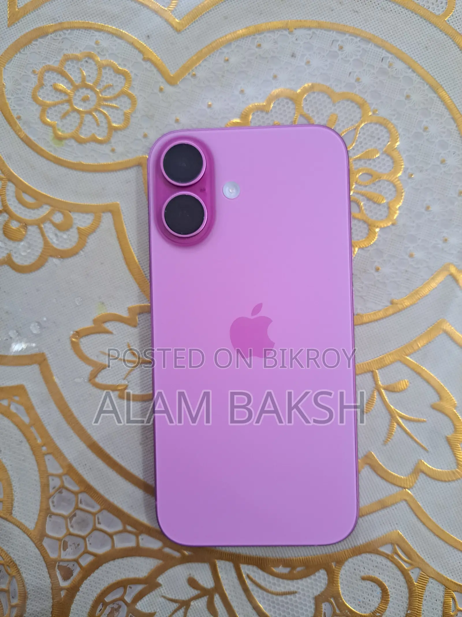 অ্যাপল আইফোন ১৬ ১২৮ জিবি পিঙ্ক
