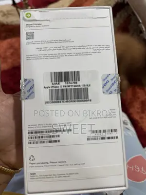 নতুন অ্যাপল আইফোন ১৭ প্রো ম্যাক্স ১ টিবি সিলভার