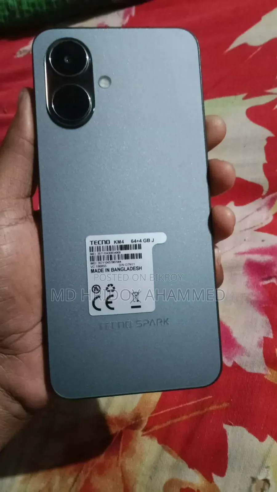 Tecno 64 GB Black