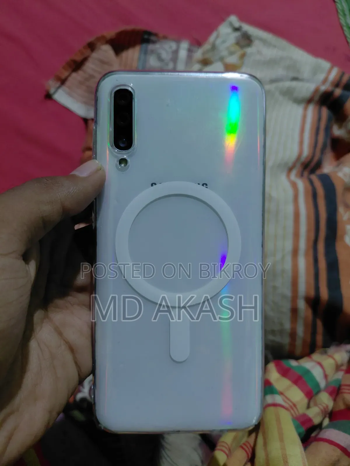 স্যামসাং গ্যালাক্সি এ৫০ ১২৮ জিবি সাদা