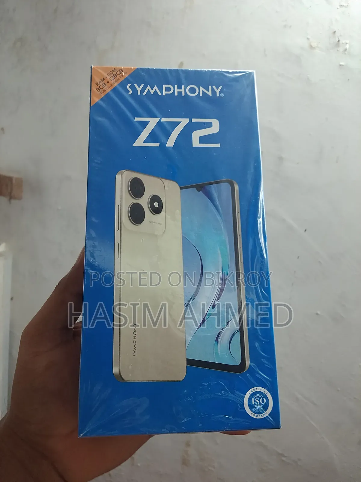 সিমফনি জেড৭২ ১২৮ জিবি ব্ল্যাক