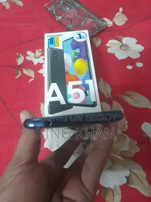 স্যামসাং গ্যালাক্সি এ৫১ ৫জি ১২৮ জিবি ব্ল্যাক