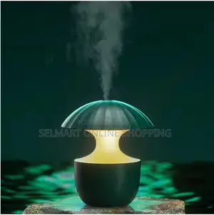 রিচার্জেবল মাশরুম হিউমিডিফায়ার এলইডি মিস্ট ডিফিউজার পোর্টেবল