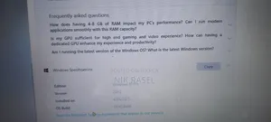 Laptop HP 15S 8GB AMD A6 SSD 256GB