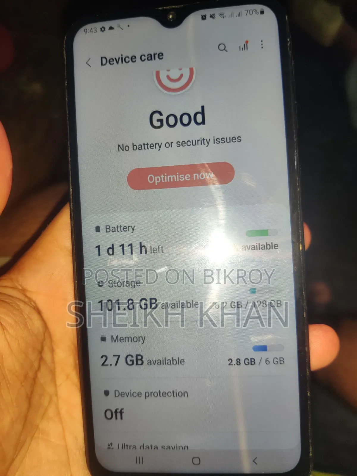 স্যামসাং গ্যালাক্সি এম৩১ ১২৮ জিবি ব্লু