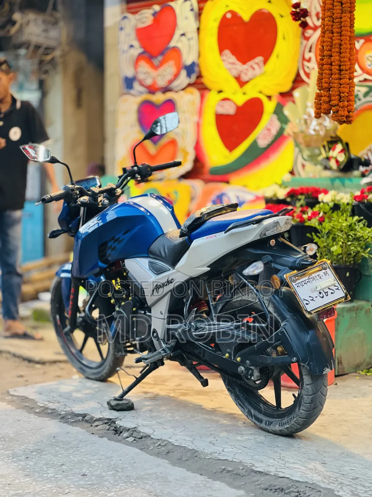 TVS Apache RTR 160 4V 2020 Blue