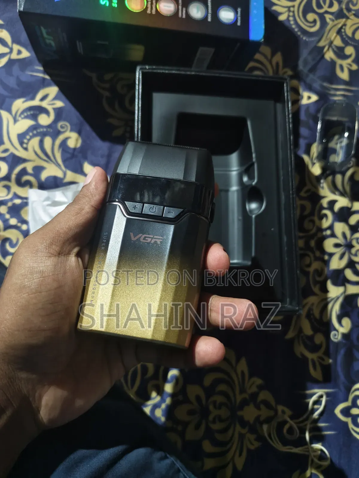 ভিজিআর ভি-৩০৮ হাই-স্পিড রিচার্জেবল প্রফেশনাল ইলেকট্রিক ফয়েল শেভার