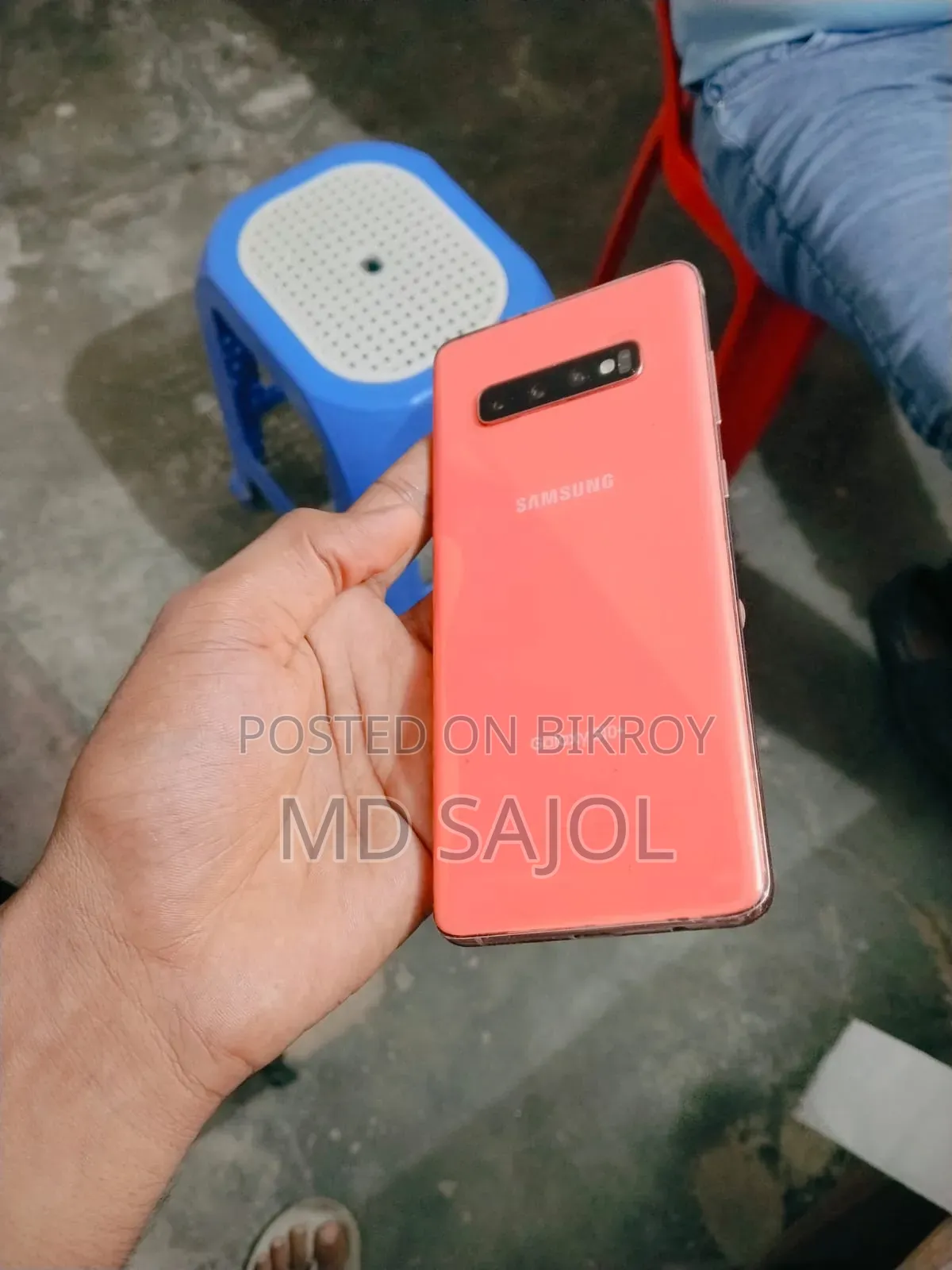 স্যামসাং গ্যালাক্সি এস১০ প্লাস ১২৮ জিবি পিংক