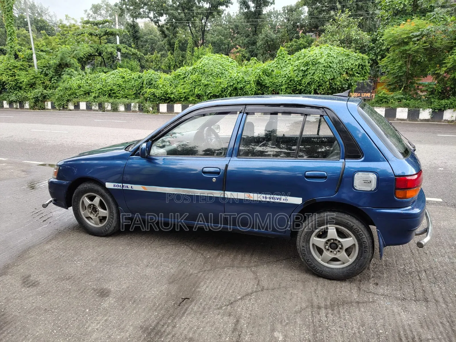 টয়োটা স্টারলেট গ্লানজা ১৯৯৫ নীল