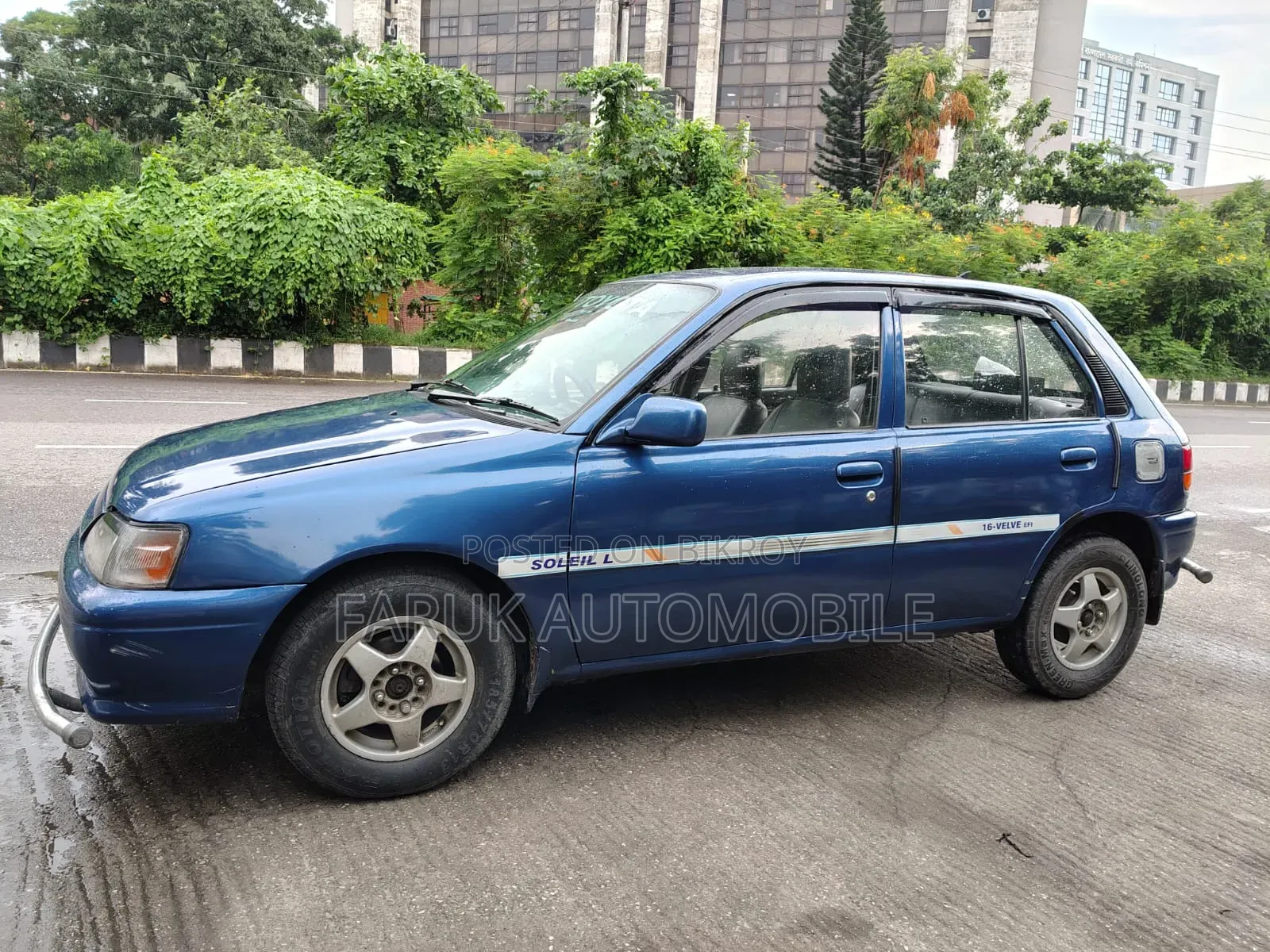 টয়োটা স্টারলেট গ্লানজা ১৯৯৫ নীল