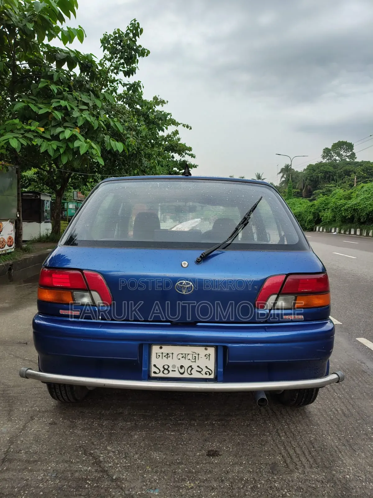 টয়োটা স্টারলেট গ্লানজা ১৯৯৫ নীল