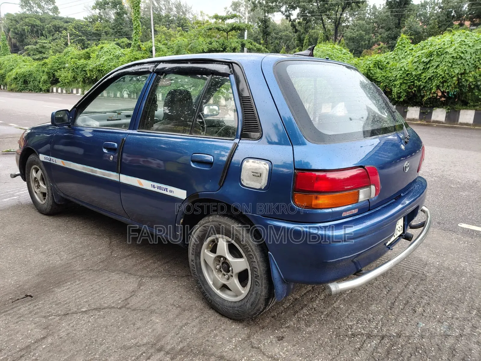 টয়োটা স্টারলেট গ্লানজা ১৯৯৫ নীল
