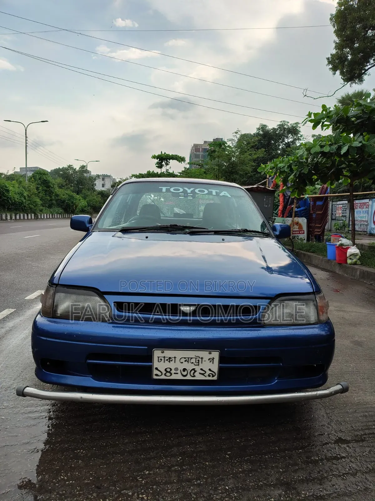 টয়োটা স্টারলেট গ্লানজা ১৯৯৫ নীল