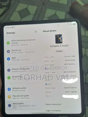 Samsung Galaxy Z Fold4 256 GB Black