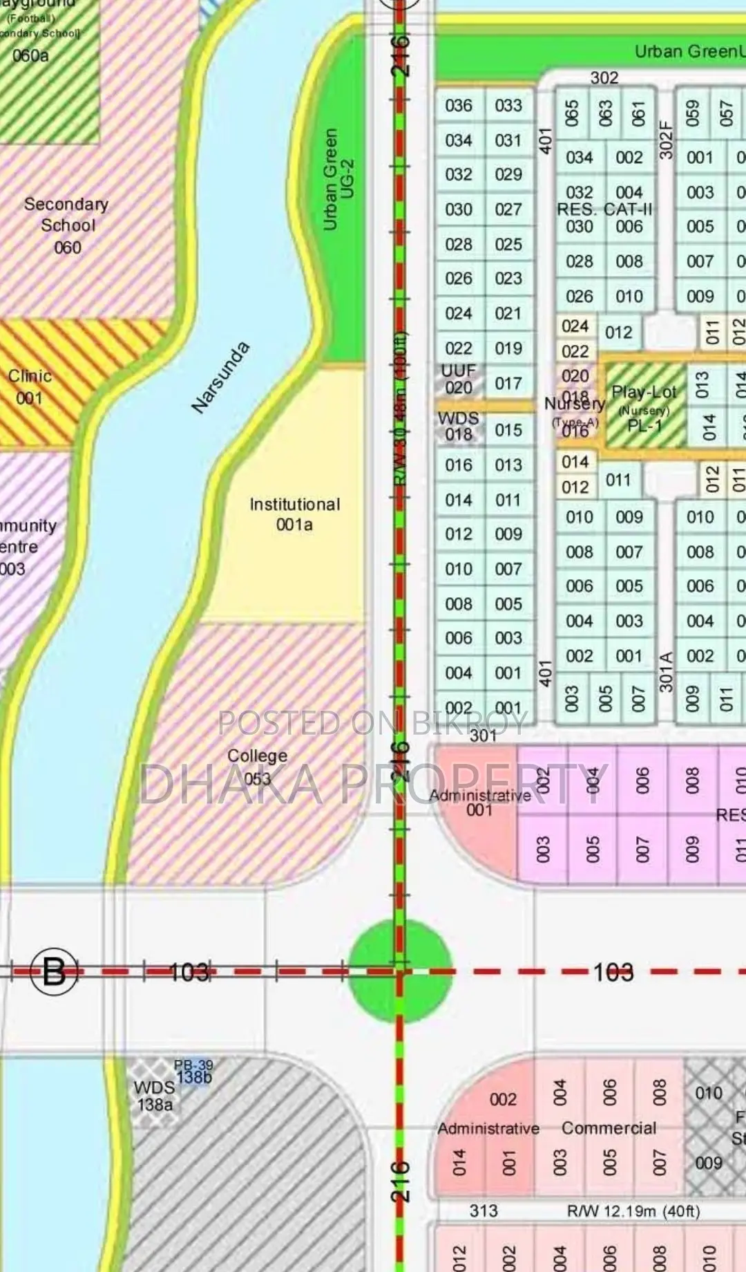 Nearby 100ft 5 Katha Lake East at Sector-7