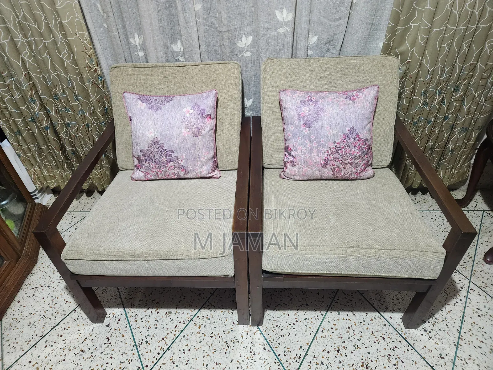 Wooden Sofa Set