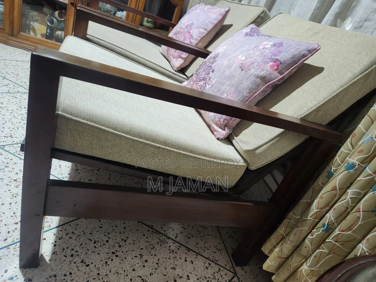 Wooden Sofa Set