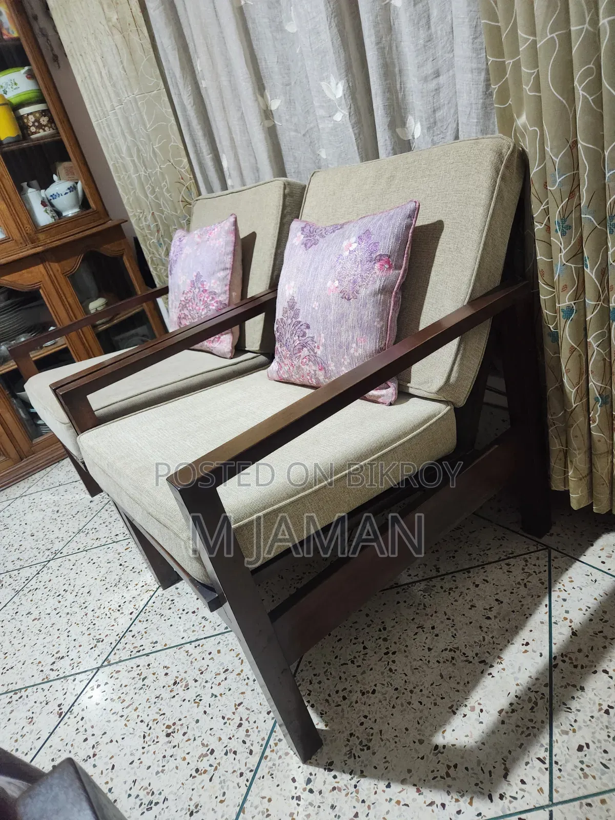 Wooden Sofa Set