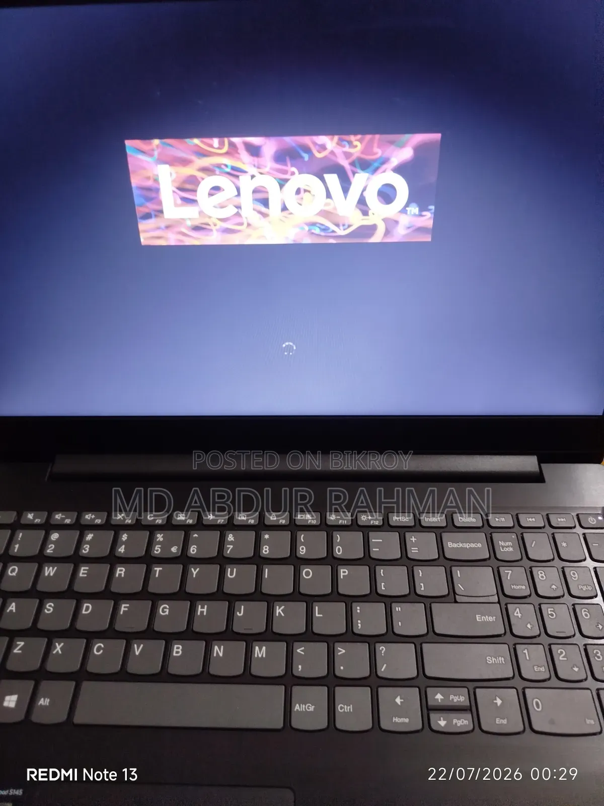Laptop Lenovo 4GB Intel Core i3 HDD 1T