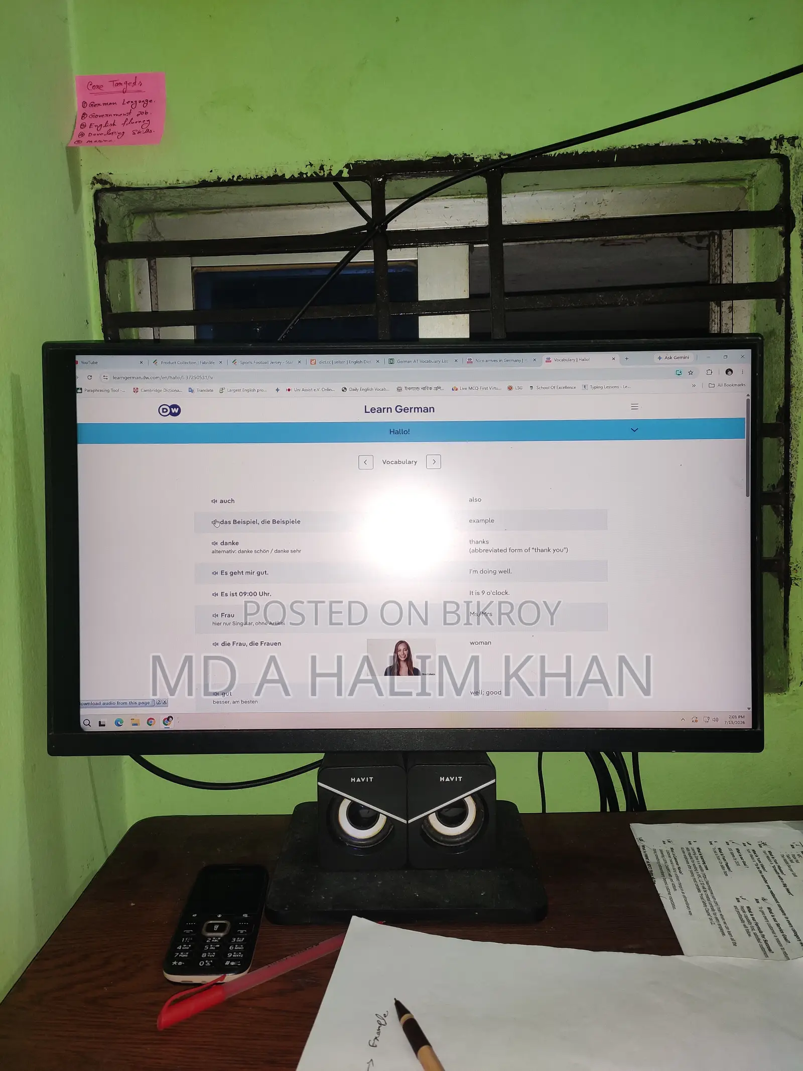 Desktop Computer 8GB AMD Ryzen 5 SSD 256GB