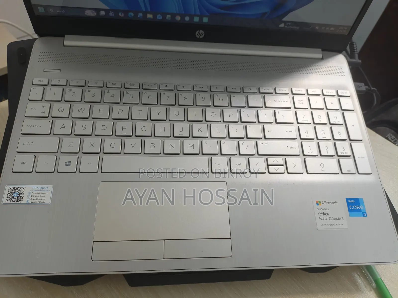 Laptop HP 15S 4GB Intel Core i3 HDD 1TB