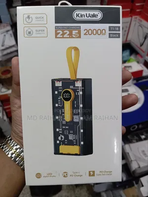 ​⚡ KinVale 22.5W Super Fast Charging Power Bank (20,000mAh) ⚡
