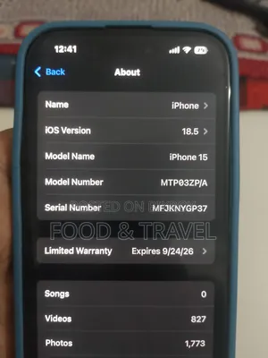 Apple iPhone 15 128 GB Black
