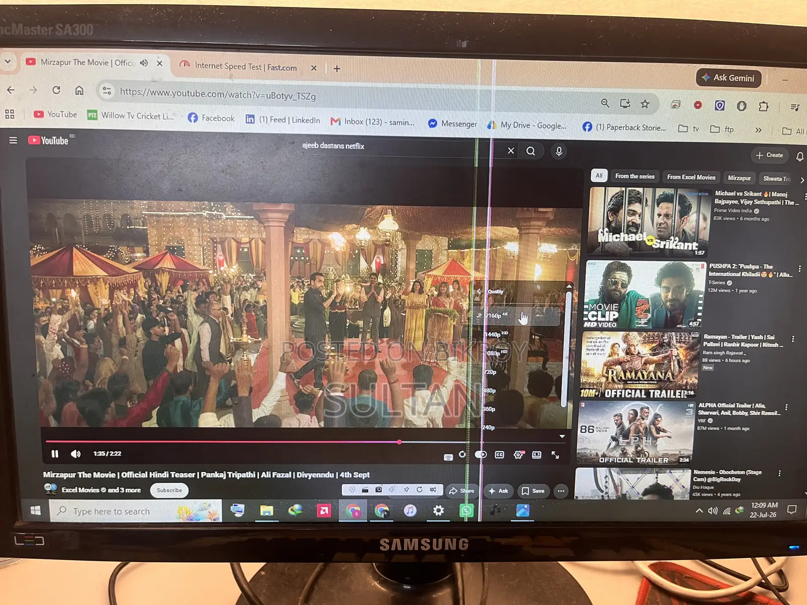 Samsung 20 Inch Monitor