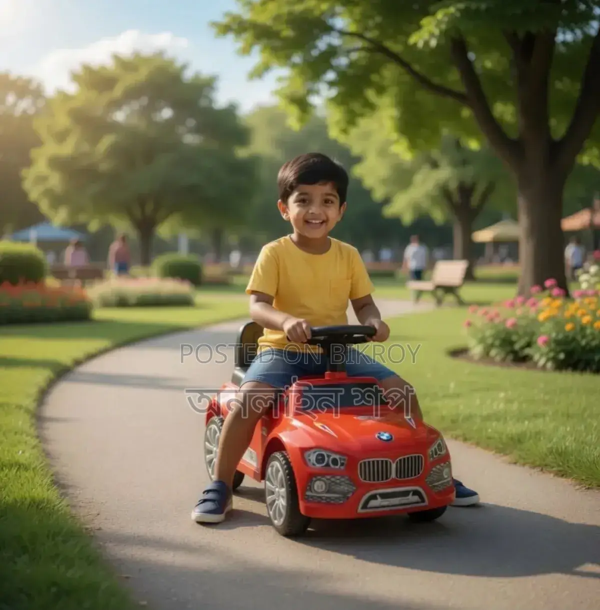 BMW কিডস রাইড -পুশ কার