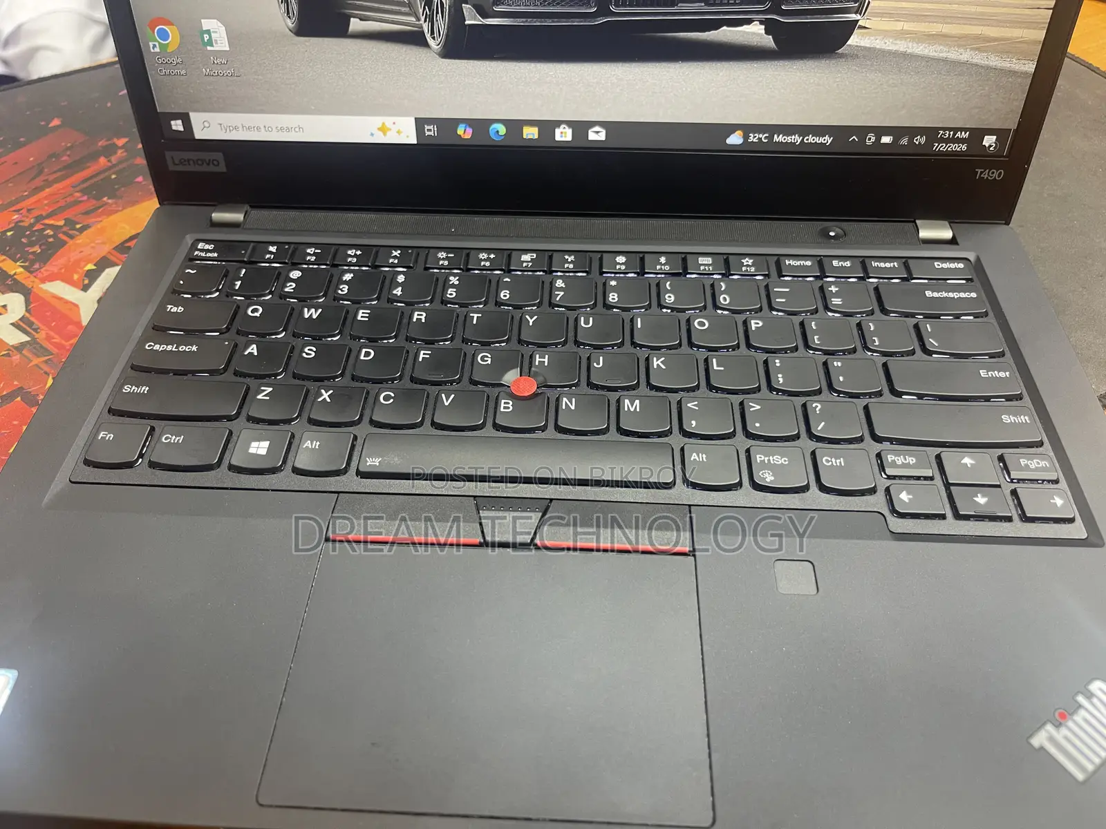 Laptop Lenovo ThinkPad T490s 8GB Intel Core I5 SSD 256GB