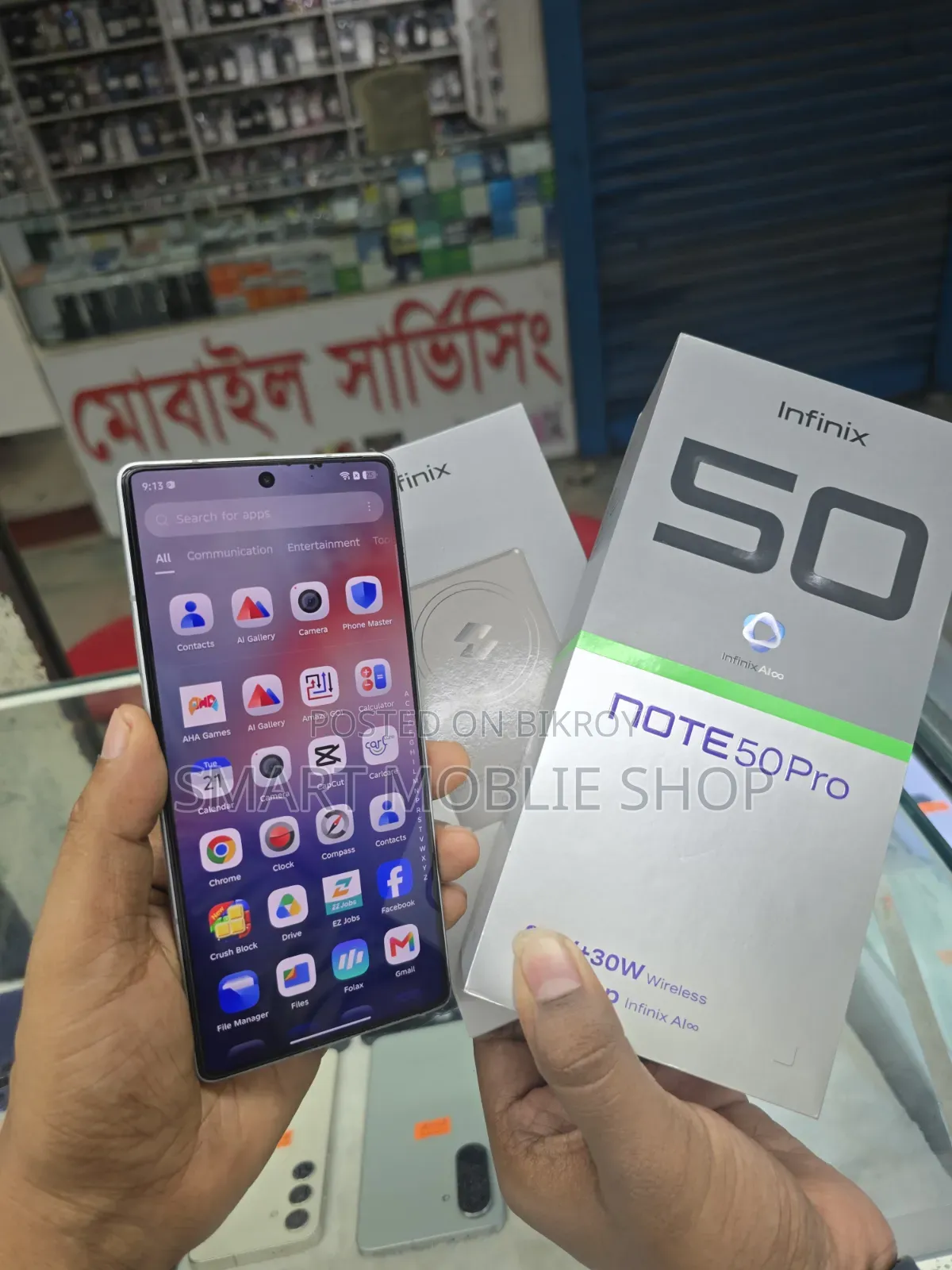 Infinix Note 50 Pro 256 GB Gray