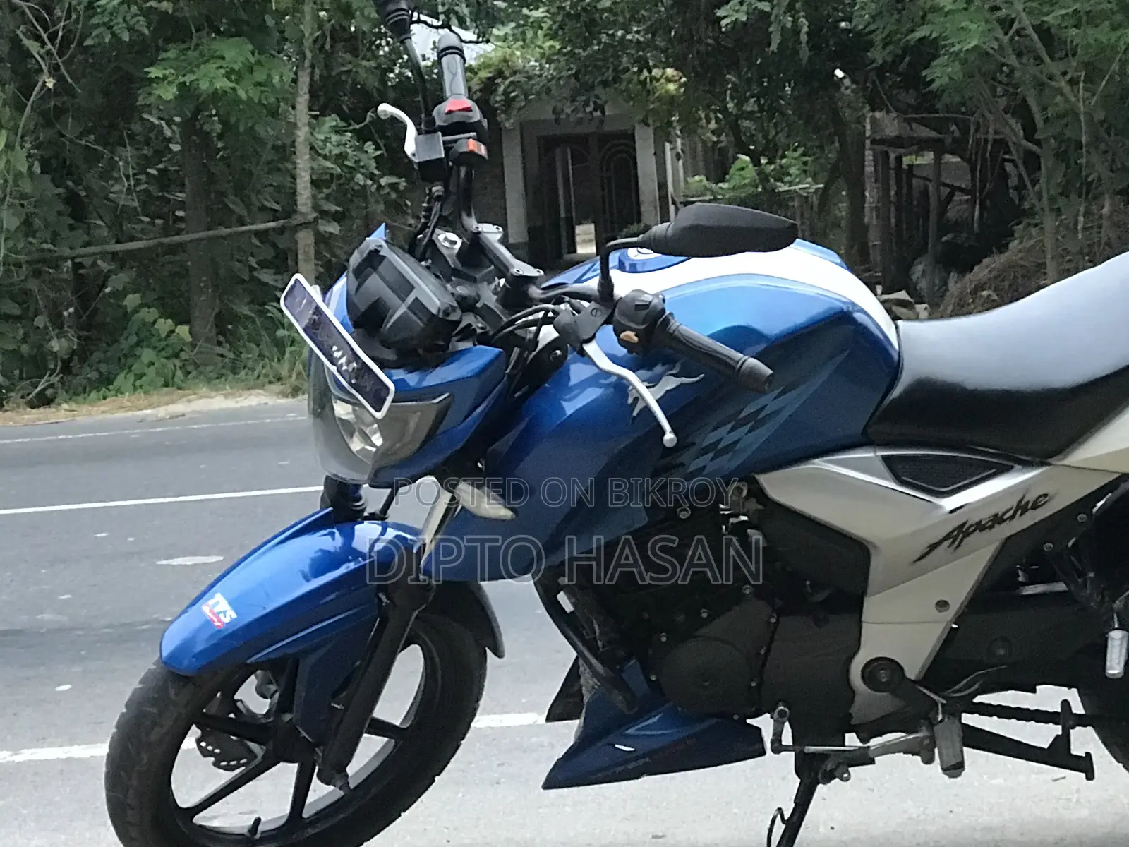 TVS Apache 160 4V 2019 Blue