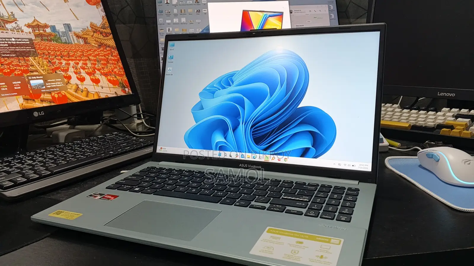 New Laptop Asus Vivobook 15 16GB AMD Ryzen 5 SSD 16 GB