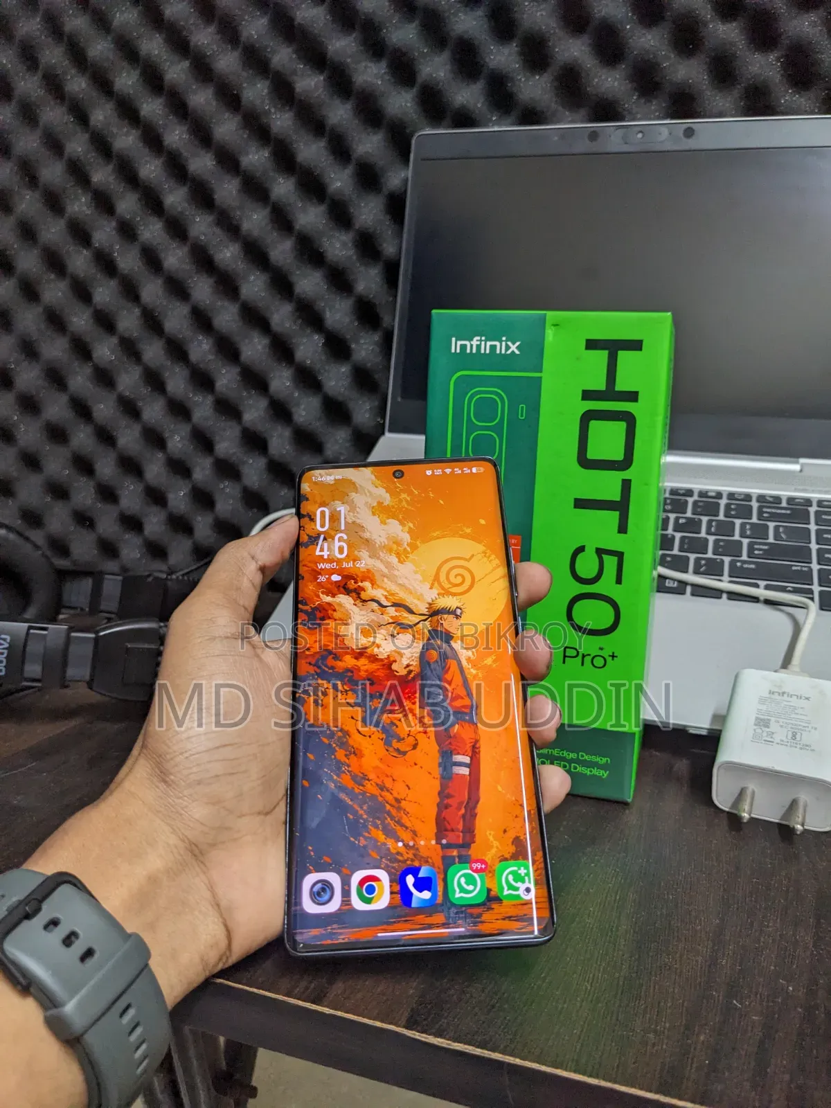 Infinix Hot 50 Pro+ 4G 256 GB Black
