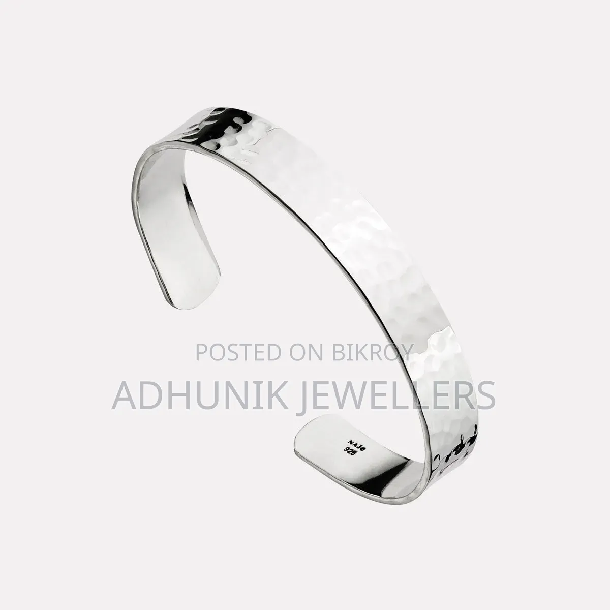 925/21k 100% Pure Silver Mens Bracelet.