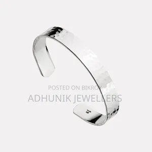 925/21k 100% Pure Silver Mens Bracelet.