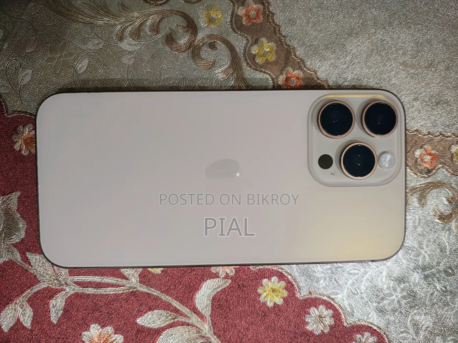 অ্যাপল আইফোন ১৬ প্রো ম্যাক্স ২৫৬ জিবি গোল্ড